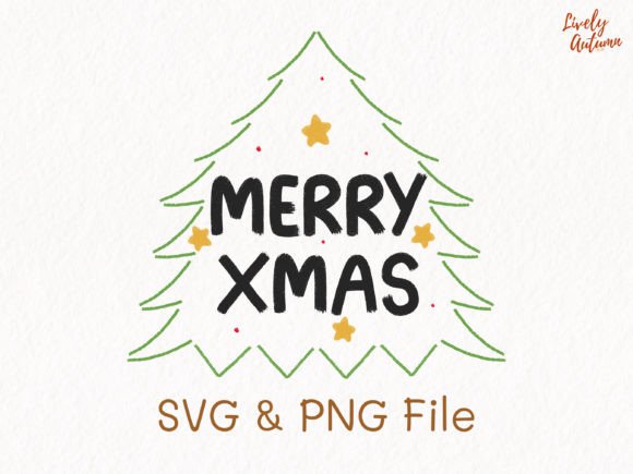 Download Merry Xmas Lettering | SVG, PNG - Xmas lettering Collection