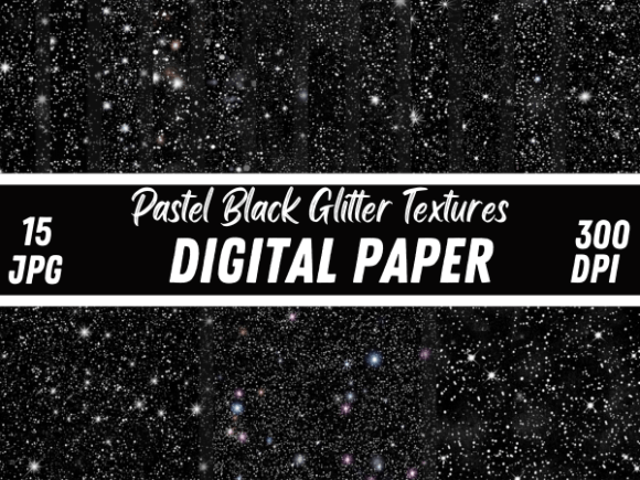 Download Pastel Black Glitter Paper Backgrounds - Background Collection