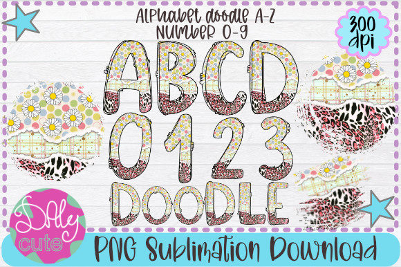 Download Daisy Alphabet PNG, Spring Summer Fonts - Summer font Collection