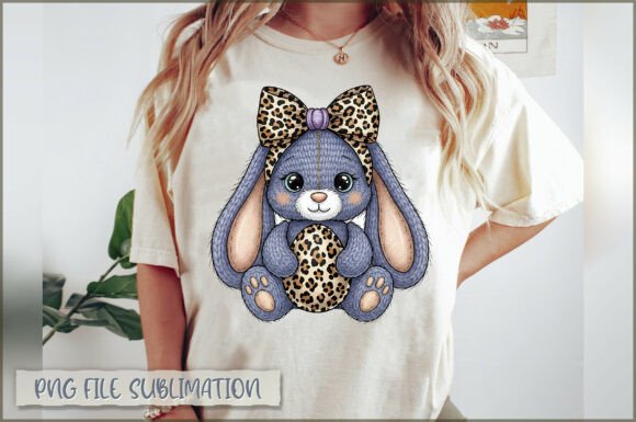 Download Cute Leopard Bunny Plush PNG - Plush Collection